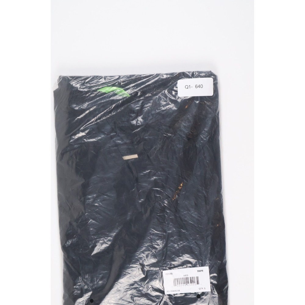 Landau Unisex Scrub Pants CareFlex Black Solid Medium NWT
